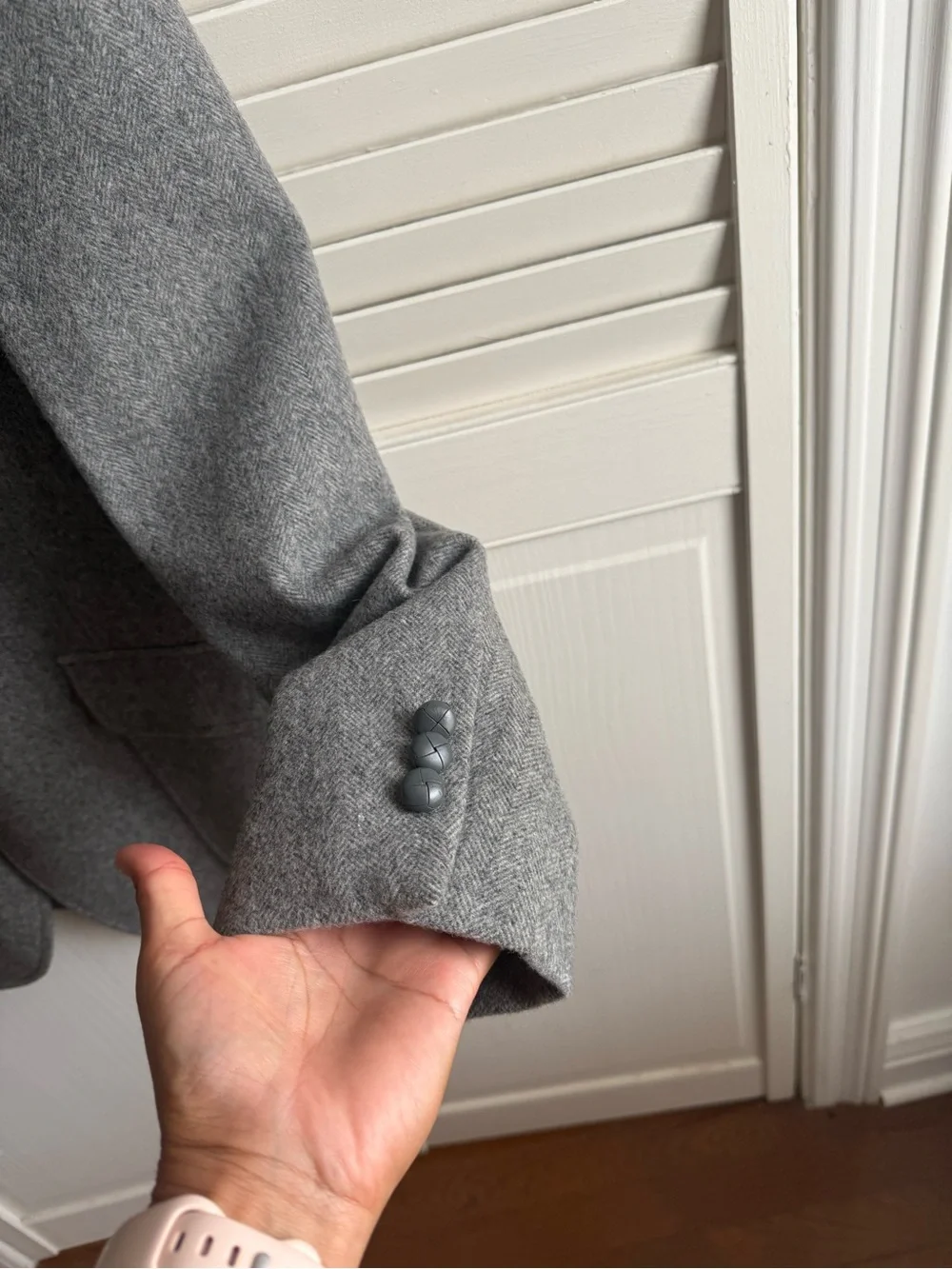 Men's Gray Wool Blazer - Classic Tailored Sport Coat-Robert Alexander